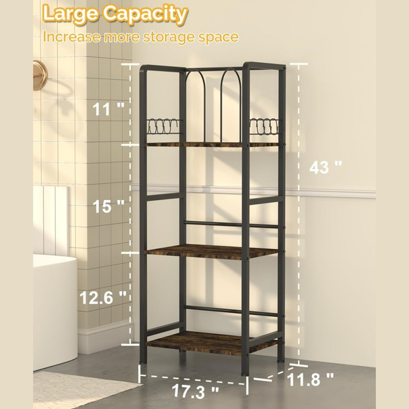 Porte-serviettes sur pied pour salle de bain