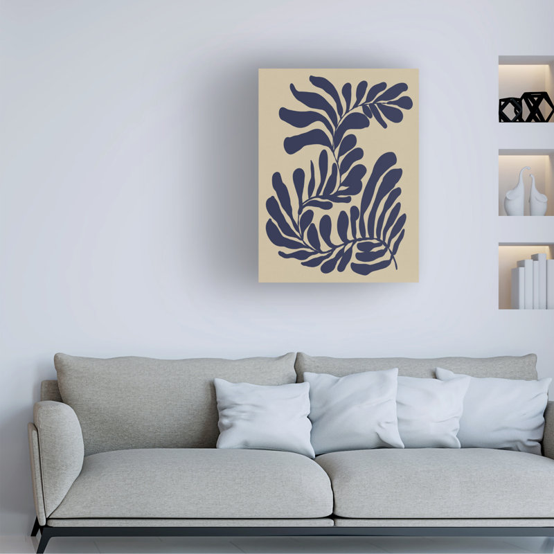Art sur toile, l'algue bolognaise «olog », H 24 po x l 18 po