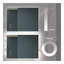 Miroir de salle de bain pour salle de bain avec lumière intense, intensité variable, contrôle de l'interrupteur mural, antibuée, IRC 90 réglable 3000K-4500K-6000K, IP54 imperméable à l'eau, vertical et horizontal-1379630559