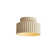 Adalgira 1-Light 27cm Minimalist Resin Retro Flush Mount Ceiling Light