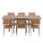 Experience Outdoor Dining Freedom With A Flexible Set Including Six Chairs And A Table