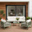 Canapé de patio modulaire moderne Sylva, ensemble complet