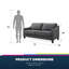 Devin 3 Seater Linen Sofa