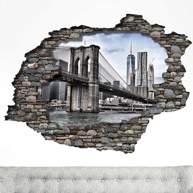 Scenic & Cityscapes Non-Wall Damaging Wall Decal