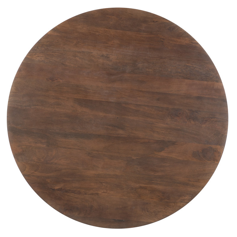 Commerce And Market Madison Round Dining Table, Brown
