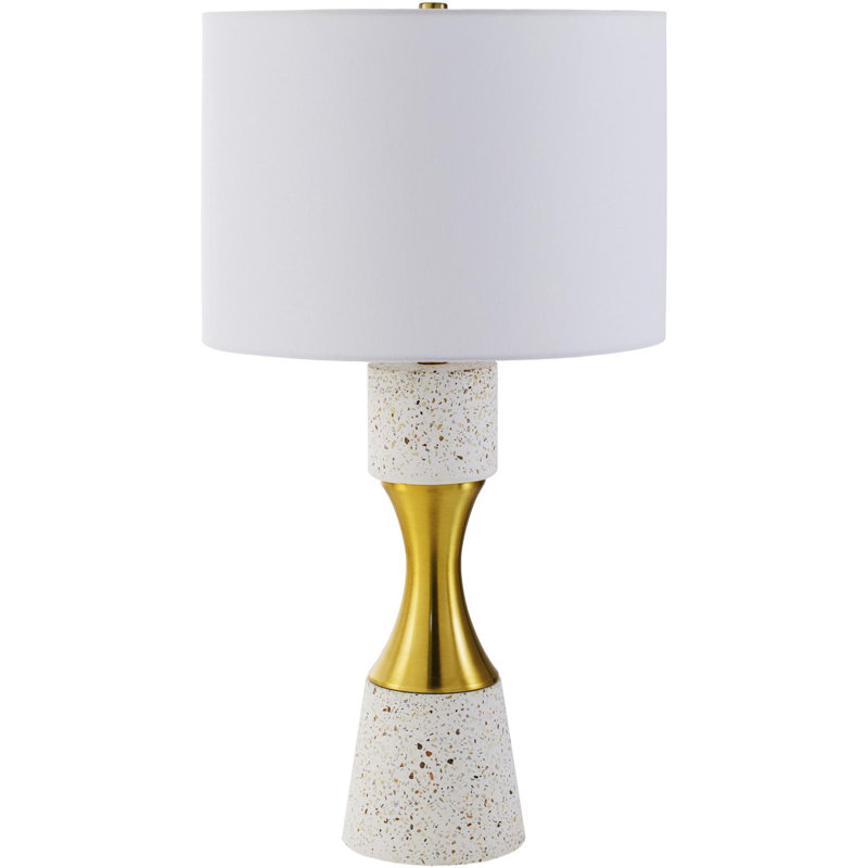 Lampe Maricar, Or/blanc