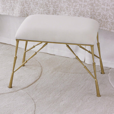 Spike Bench with Muslin Cushion