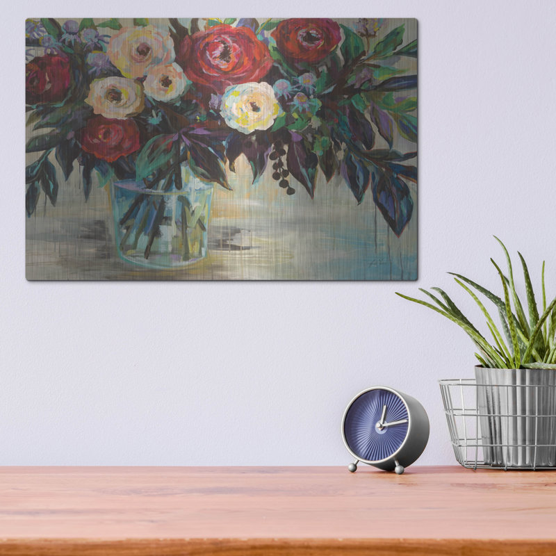 «Winter Floral Crop» par Jeanette Vertentes, H 12 po x l 16 po