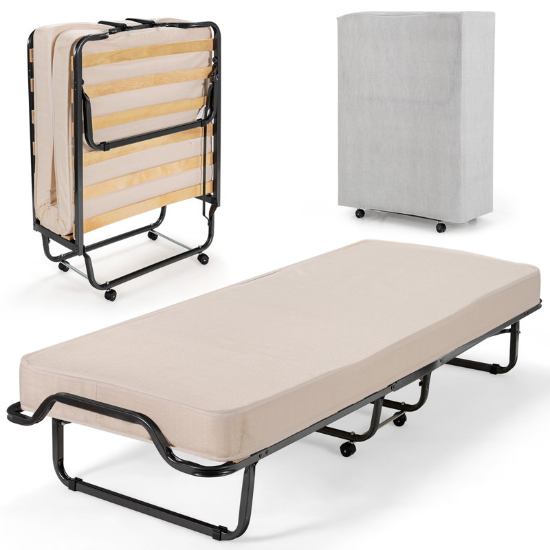 Hursey Toddler Platforms Bed and Memory Foam Mattress