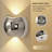 4-Piece Magnetic Mounting Kit With Motion-Sensing Lights 60-Day Battery Life Three Lighting Modes-222150371
