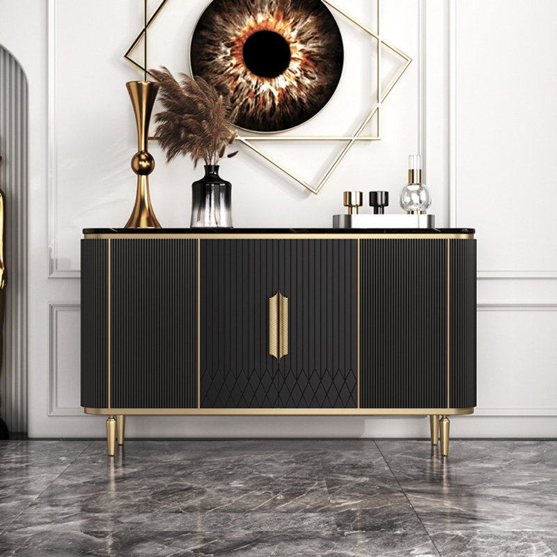 Buffet léger et luxueux, H 35,43 po x l 59,06 po x P 15,75 po
