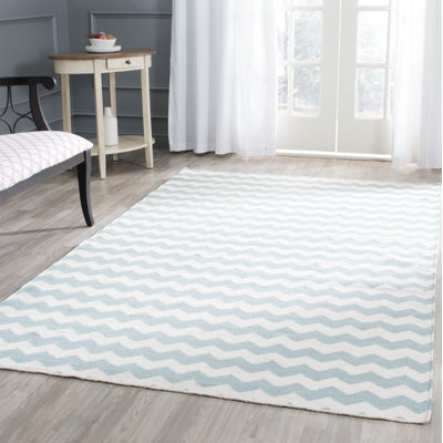 Seraphin Chevron Wool Hand Woven Area Rug