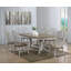 Chaise d’appoint en bois massif en gris clair patiné windsor Country Grove