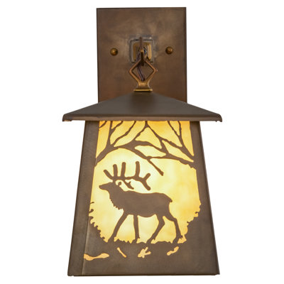 Luminaire à cloison d'extérieur 2 lumières