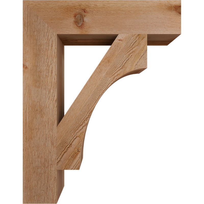 Support Westlake Block, Cèdre rouge de l'Ouest (scié brut), H 36 po x l 6 po x P 28 po
