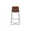 Anaysia Upholstered Counter Stool with Metal Frame
