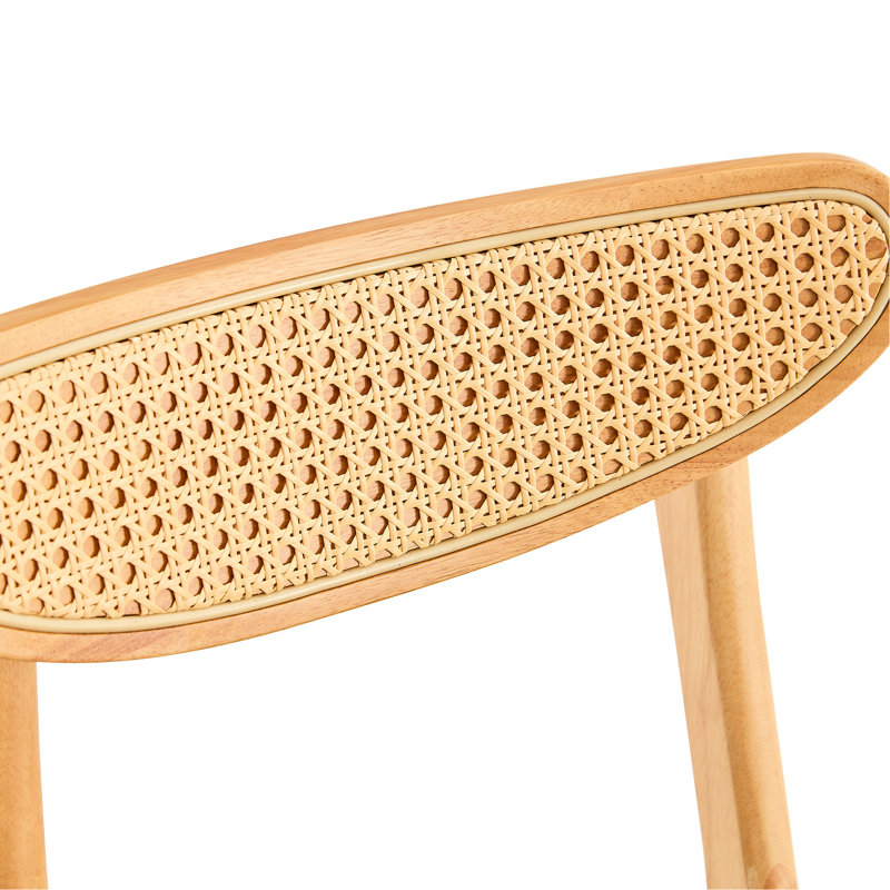 Chaise de salle à manger en bois massif avec unité centrale - 4 ou plus pour la maison, le bureau et le restaurant