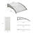 Door Wndow Awning Rain Cover Eaves-126028280-126028287