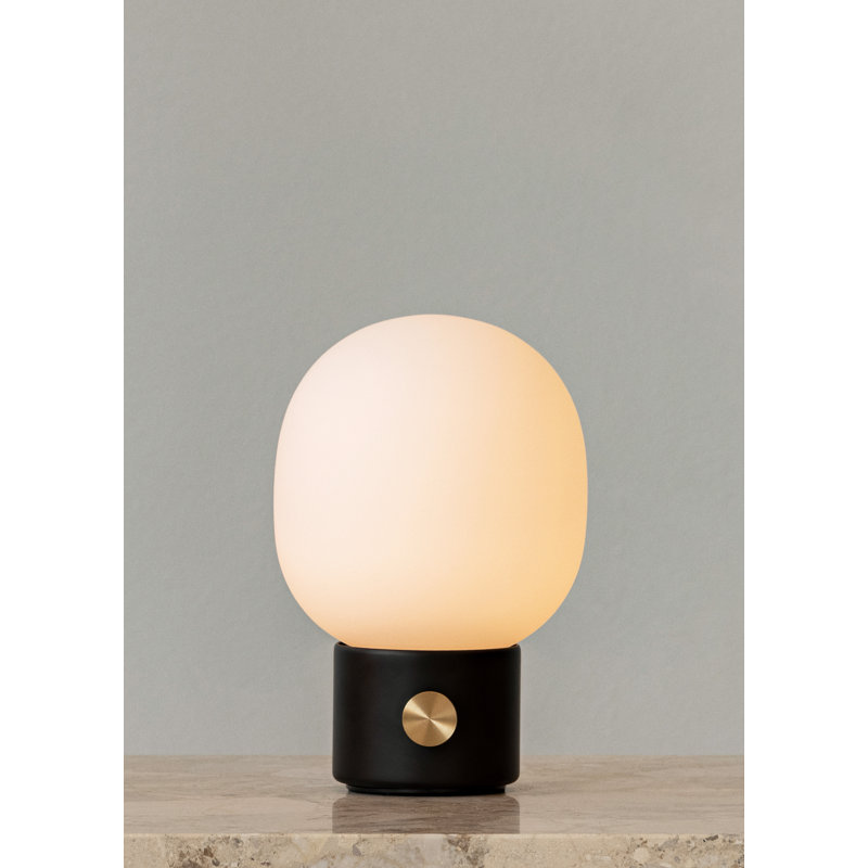 JWDA LED Table Lamp, Black Marble, 11.4" H x 6.7" W