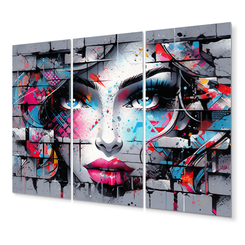 Ensemble de 3 décorations murales en métal