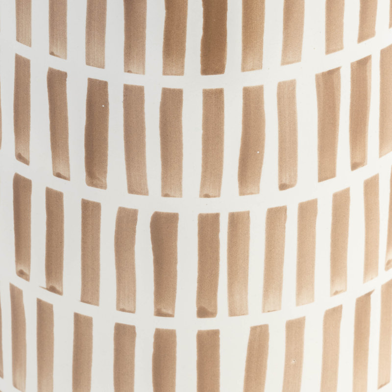 Ceramic Jar with Lid, Gold