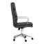 Élégante chaise de bureau grise avec et pour un usage durable, rembourrée, avec dossier solide et support