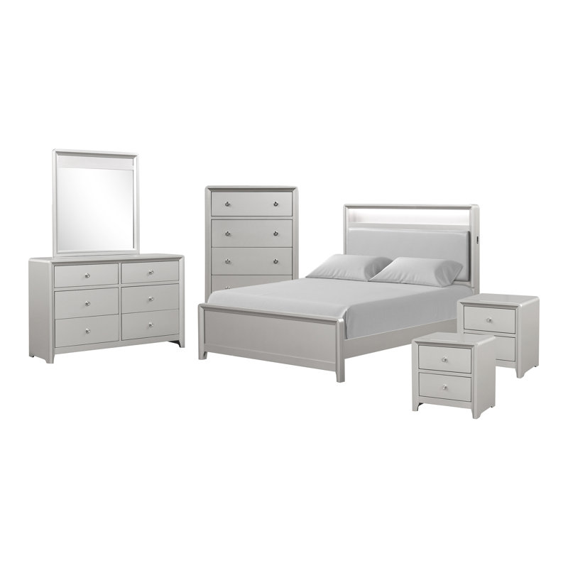 Mejas 6-Piece Bedroom Set, Full / Double