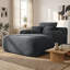 Canapé-lit convertible, méridienne, fauteuil en peluche avec coussins décoratifs-1170584601