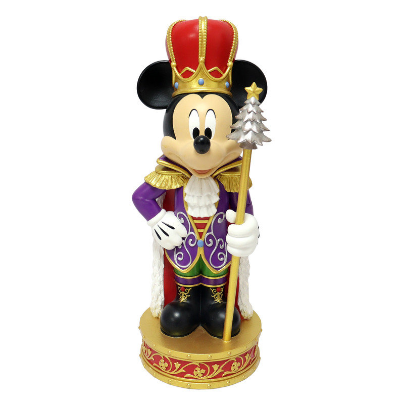 Casse-noisette 36 po H Disney Mickey Mouse - lumières DEL, musique, pile - résine peinte à la main