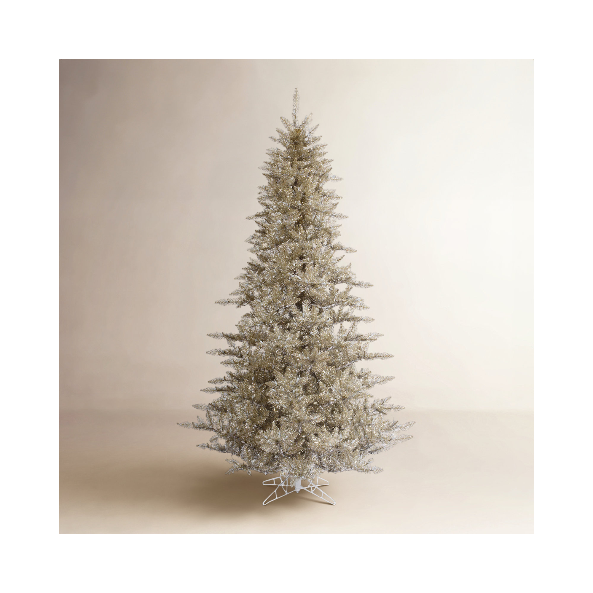 Champagne Fir Artificial Christmas Tree, 7.5' H