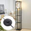 160cm Black Column Floor Lamp