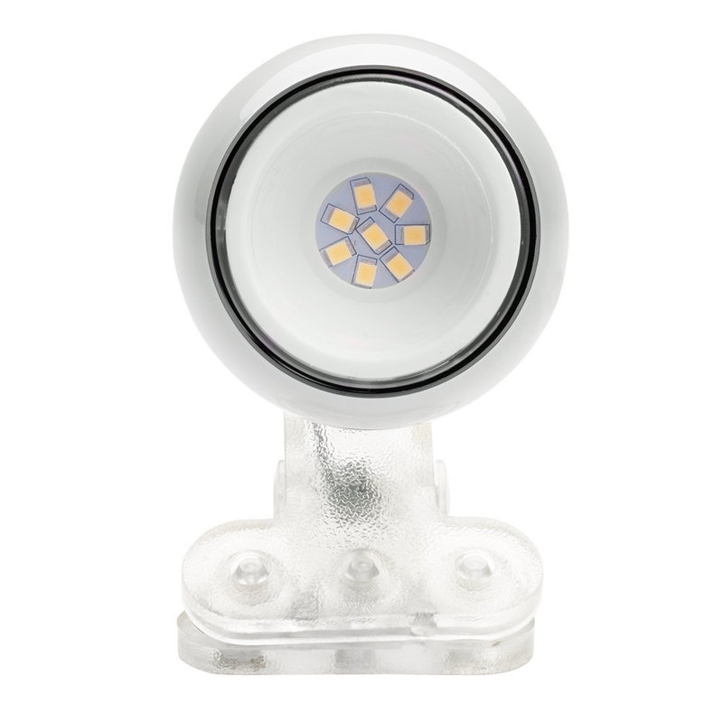 Séquence 7,2" sur lampe Yancey, Blanc