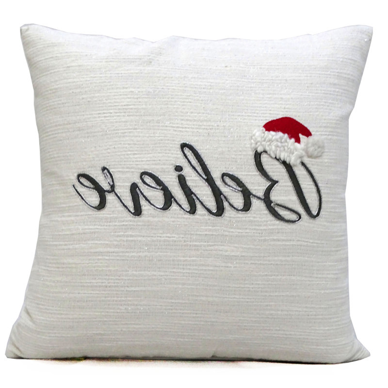 Housse et insert de coussin carré en mélange de coton 