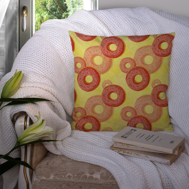 Coussin décoratif d’extérieur seulement , 14 po x 14 po