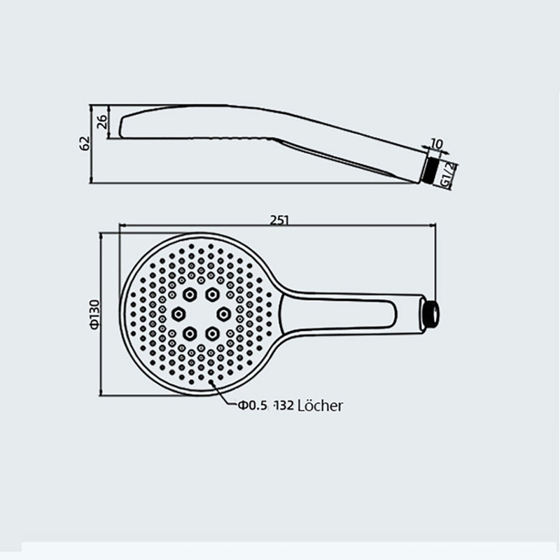 SWF4364 Handheld Shower Head