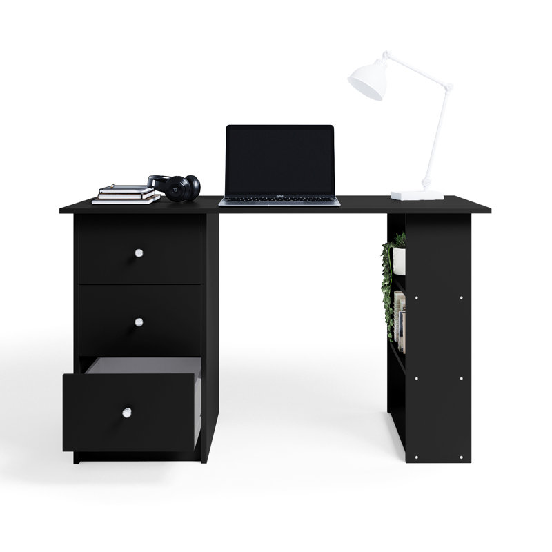 Gaukhar Computer Desk, Black