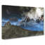 Moon Over The Mountain Tops - Wrapped Canvas-61842110