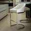 Tabouret de bar 26 po en acier inoxydable à hauteur de comptoir Otus-1083266913