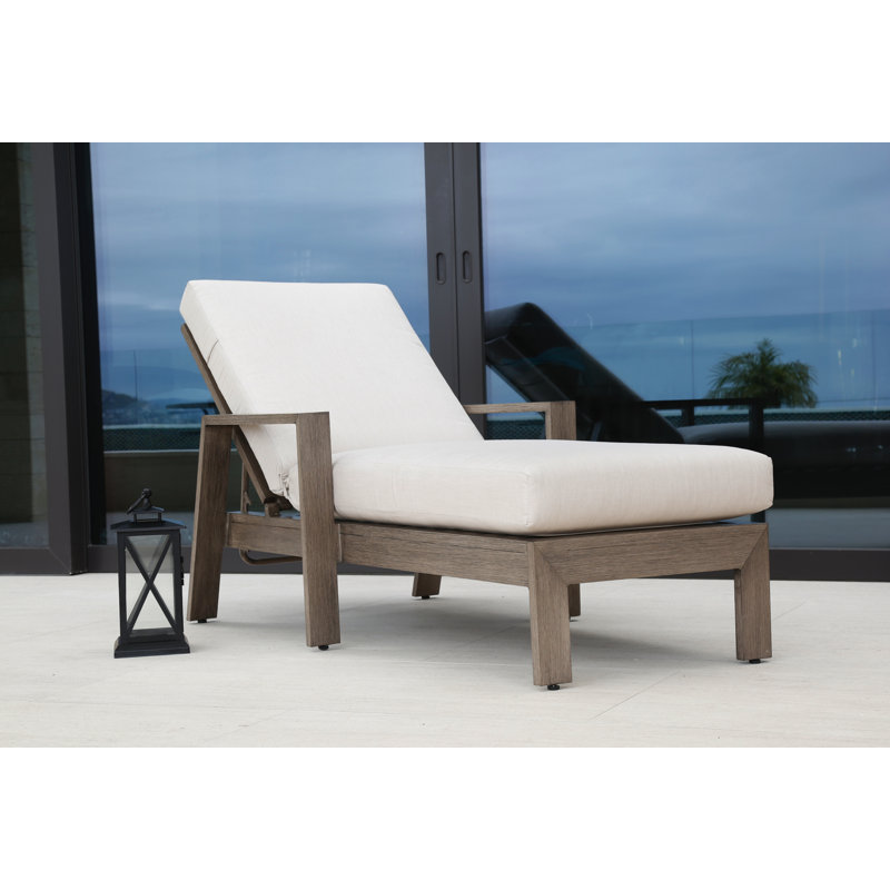 Laguna Outdoor Chaise Lounge, Echo Midnight Sunbrella®