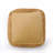 Microfiber Upholstered Square Pouf Ottoman