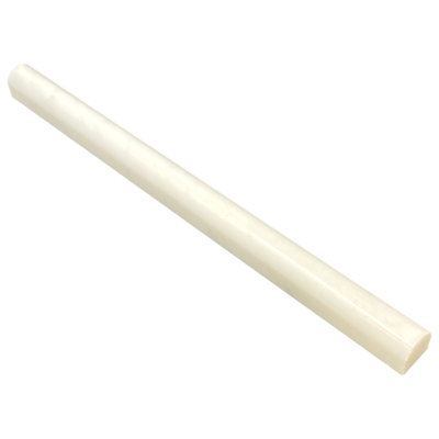 12'' L x 1'' W Marble Round Tile Trim