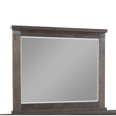 Cisbrough Wood Flat Wall Mirror