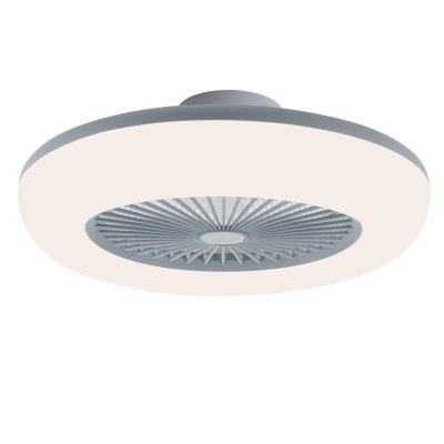 55cm LED Ceiling Fan with Remote Control and Light Kit Included