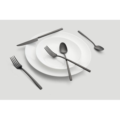 Loretta 20-Piece Stainless Steel Flatware Set