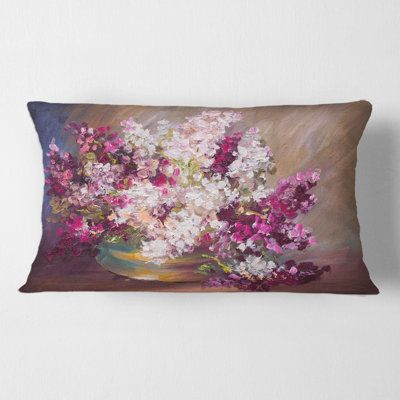 Housse et insert de coussin Bouquet of Lilacs Still Life