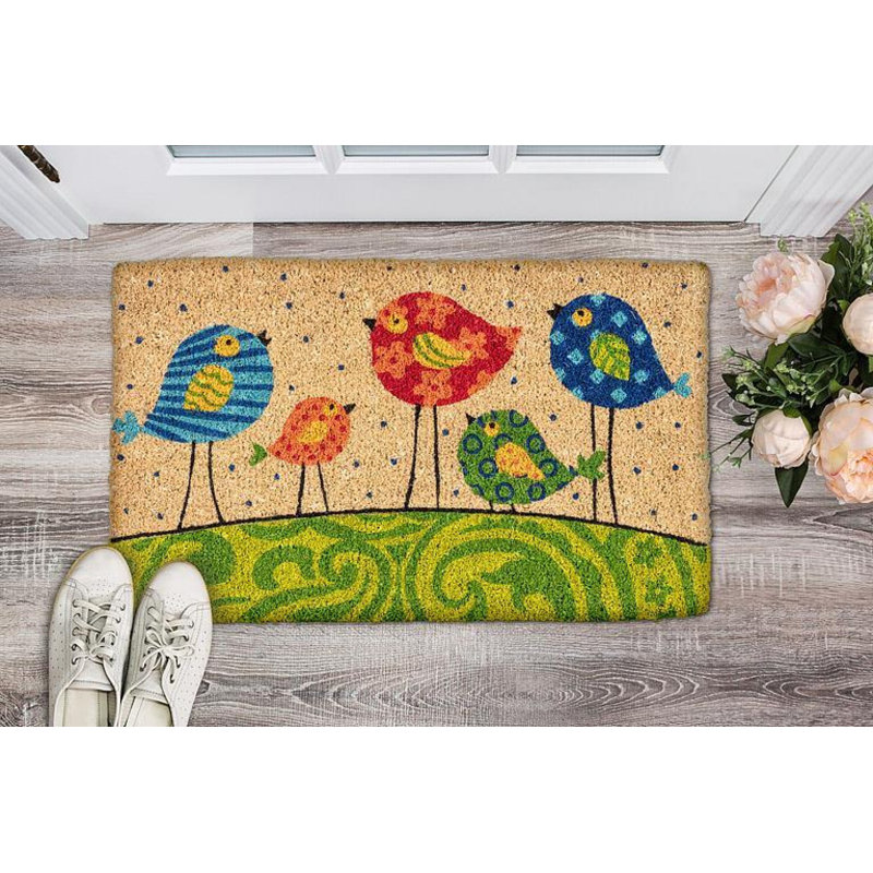 Colourful Birds Doormat
