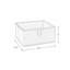Organisateur de rangement en tissu pliable avec poignées 2 pièces RiverRidge Kids-131204022