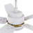 Demitrus 52" Smart Ceiling Fan With Remote, Light Kit IncludedWorks With Google Assistant And Amazon Alexa,Siri Shortcut.
