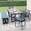 Abby 78.74'' Rectangular 6 - Person Outdoor Dining Set with Cushions-1463085681