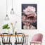 «Peony Lady Peony VIII», ensemble de 3 reproductions sur toile par Shawn's Illusions-93058675